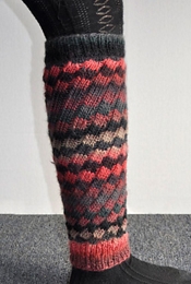 Straw Gail Tanquary Knitted Legwarmers